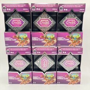 Lot of 6 Merge Cube AR VR Hologram Cubes Model ARC-01 Party Gift - NEW IN BOX